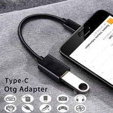 OTG type C Кабель-адаптер USB C type-C штекер USB 3,0 Женский зарядный USB-C для синхронизации данных конвертер для samsung Galaxy huawei Xiaomi