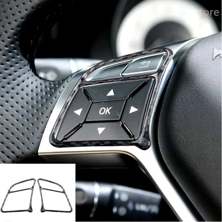 탄소 섬유 메르세데스 벤츠 GLK X204 300 260 350 250 220 2013-2015 워터 컵 홀더 패널 커버 스티커, 자동차 액세서리