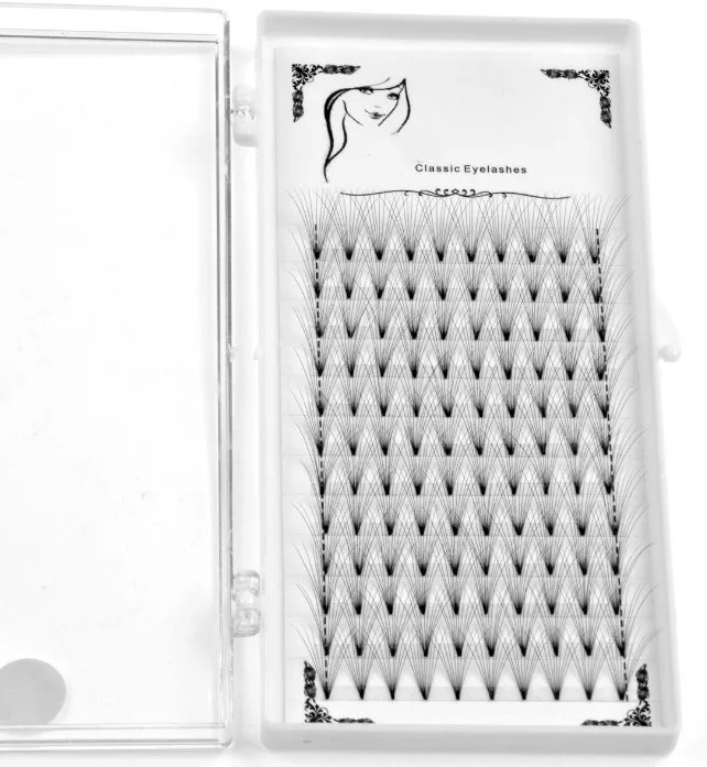 

Pre gemacht fans 10D volumen falsche wimpern extensions, DEEP EYES 5 trays/lot faux nerz wimpern