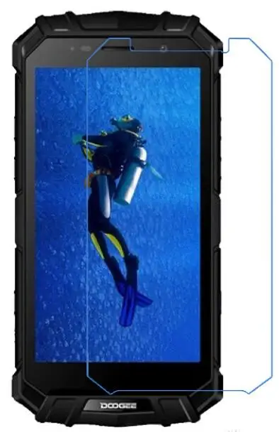 screen protector for doogee s60 5.2&quot 9h 2.5d explosion-proof tempered glass film front lcd 5.2 inch | Мобильные телефоны и