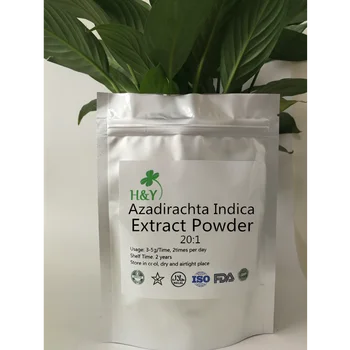 

150-1000g Free Shipping Neem Seed Bead Tree/Azadirachta Indica Tree Neem Bark Azadirachta Indica Extract Powder 20:1 In Stock