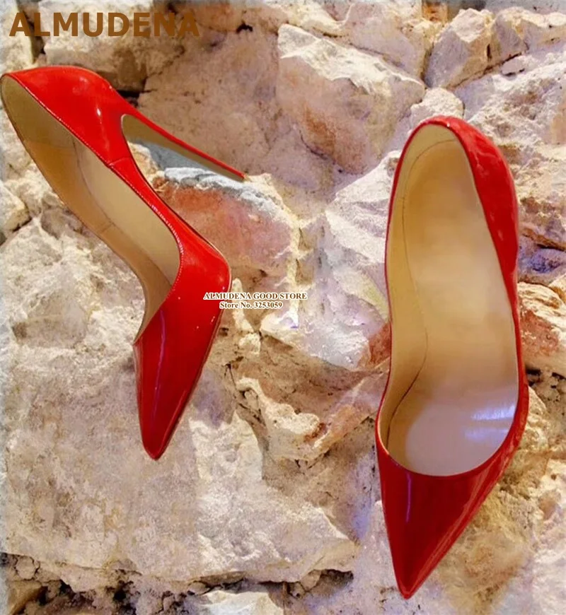 漆皮纯色尖头 (15)=