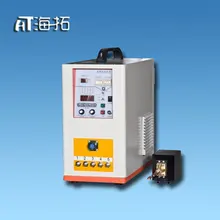 Ультра-высокочастотный индукционный нагреватель HTG-6KW, поставщик индукционной нагревательной машины, инфракрасное измерение температуры