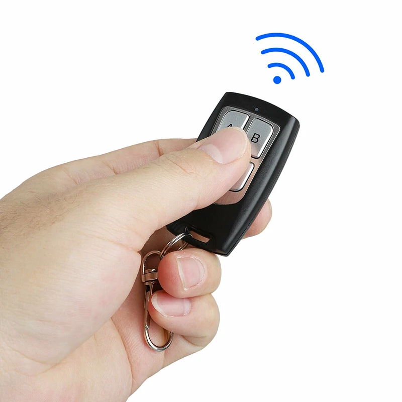 12V 4CH Регулируемый канал 443MHz Беспроводной RF пульт дистанционного управления релейный переключатель W/2x приемники управления Лер