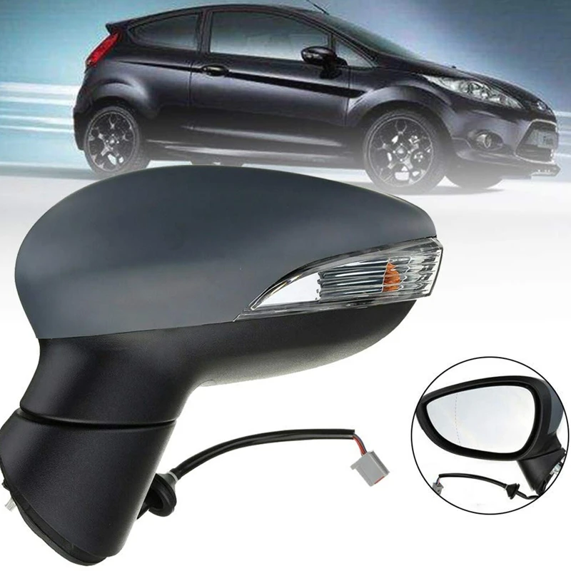 1 пара электрическое крыло двери зеркало пассажирская сторона для Ford Fiesta MK7 2008-2012 влево/вправо