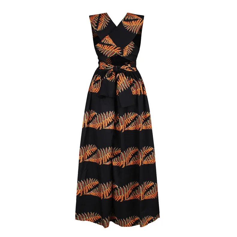 Longue Robe Africaine Wax Pour Femmes 163 Longue robe africaine wax pour femmes 162