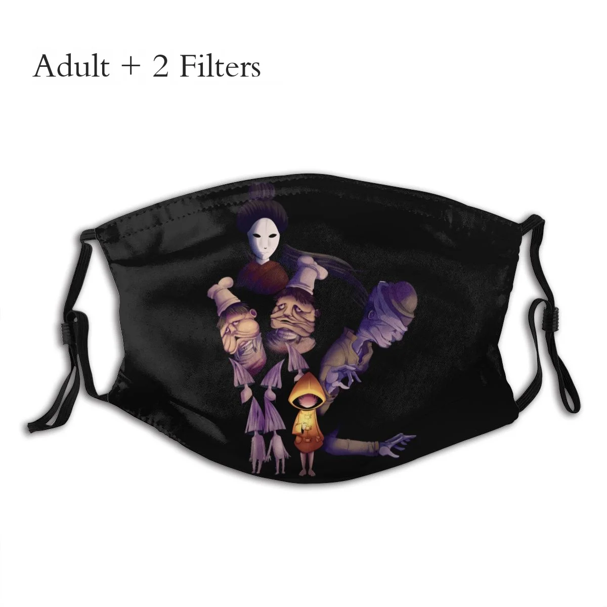 Characters Unisex Dust-proof Mask Little Nightmares GameWashable Masque With Filters Respirator | Мужские аксессуары