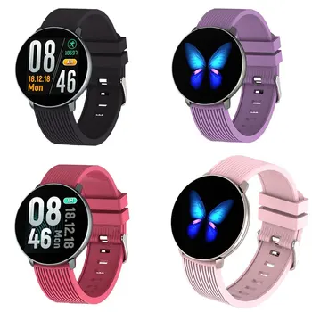 

2019 Cross-Border Bracelet LV18 Fully Touch Smart Bracelet Health Sleeping Heart Rate Water-Resistant Sports Bracelet Factory Di