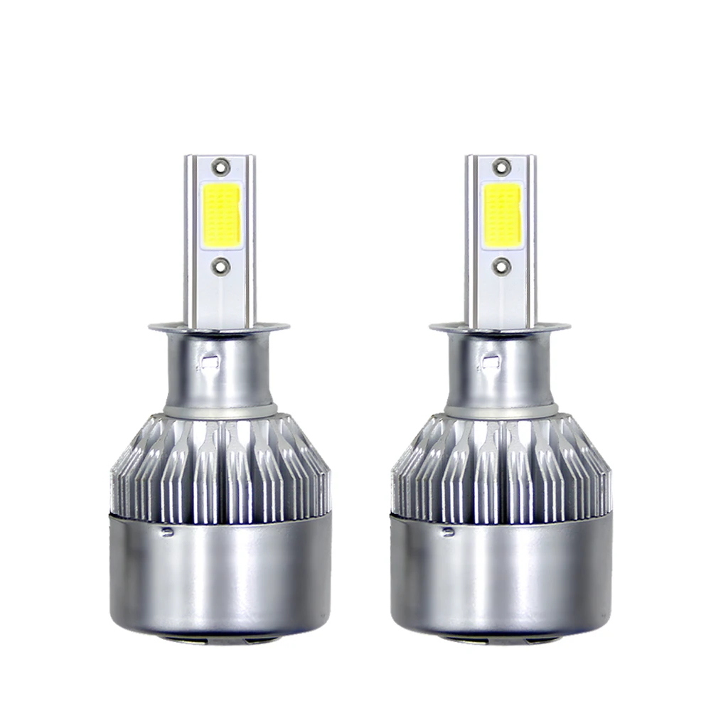 

2PCS H1 H3 Led Headlight Bulbs Hh4 LED Car Lights C6 H4 880 H11 HB3 9005 h7 9006 H13 6000K 72W 12V 8000LM Auto Headlamps S2