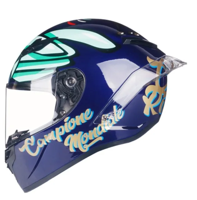Быстрый Полнолицевой мотоциклетный шлем от raod capacetes de moto ciclista racing kak moto cross moto Helm безопасный шлем - Цвет: Слоновая кость