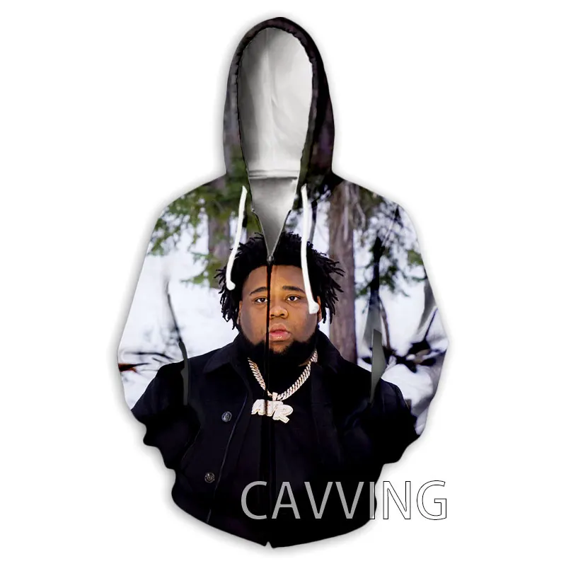 

New Fashion 3D Print Hot Rapper Rod Wave Zipper Hoodies Zip Up Hooded Sweatshirts Harajuku Hoodie Hip Hop Sweatshirts Z01