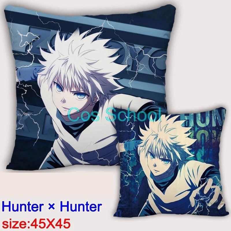 Cos школьные аниме HunterxHunter подушки Gon Freecss диванная прикроватная Подушка Killua Kurapika Hisoka подушки аксессуары