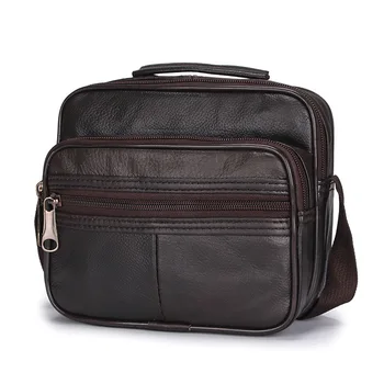 

2019 new Business men's bags, men's shoulder Messenger bags, fashion casual zipper handbags