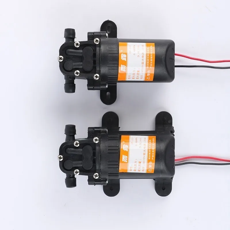 DC 12 V 70PSI 3.5L/min сельскохозяйственный Электрический водяной насос черный микро высокого давления мембранный насос водяного опрыскивателя Автомойка 12 V