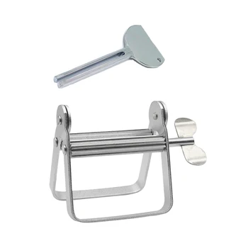 

2pcs Tube Squeezers Aluminum Alloy Durable Useful Practical Creative Toothpaste Squeezer Tooth Paste Dispenser Tool