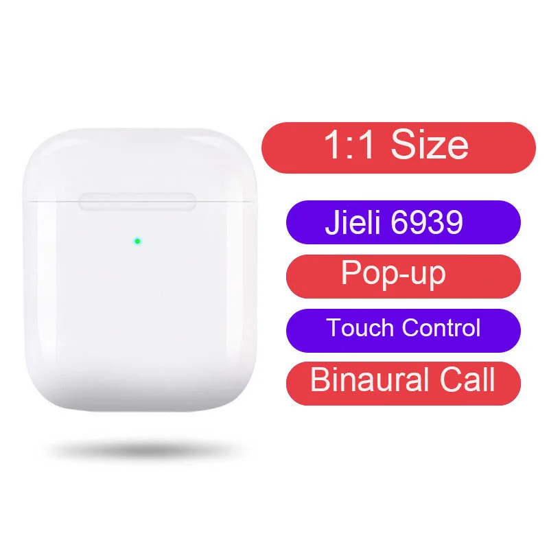 Touch Control I27 tws Bluetooth наушники всплывающие беспроводные наушники умный датчик гарнитура Беспроводная зарядка наушники PK I12 I23 I200 I800 10 шт - Цвет: Touch Control