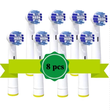 

8PCS or 16 pcs For Braun Oral B Vitality Replacement Electric Toothbrush Heads,Precision Clean,Floss Action,Cross Action