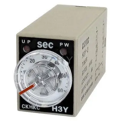 

H3Y-2 DC 24V DPDT 0-60 Seconds 60S 8 Pins Power on Time Delay Relay
