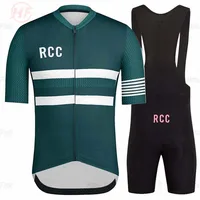 Breathable Cycling Clothing for Men, Short Sleeve, Rcc Jersey Set, Custom Road Bike Training Wear, Maillot Ropa Ciclismo Hombre 1