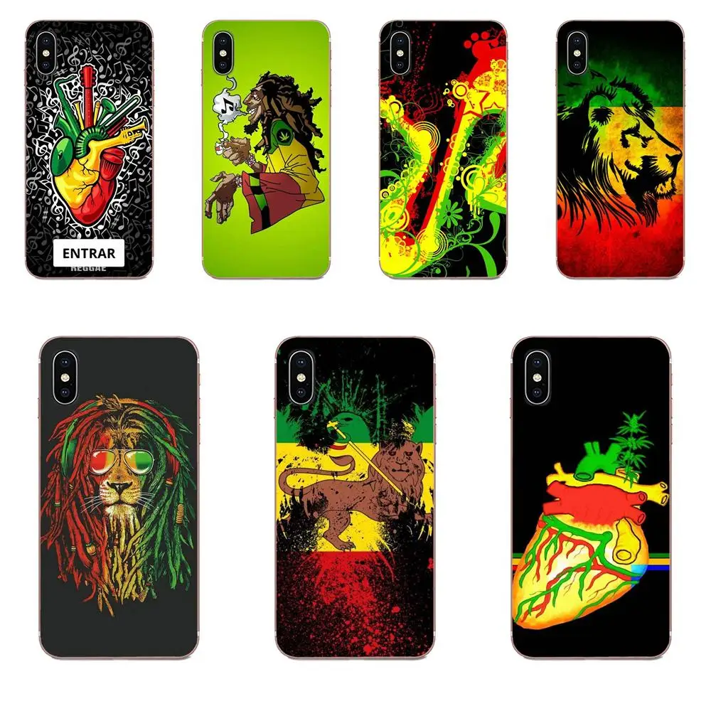 Bob Marleys Lion Rasta Reggae для Xiaomi Mi3 Mi4 Mi4C Mi4i Mi5 Mi 5S 5X 6 6X 8 SE Pro Lite A1 Max Mix 2 Note 3 4 | Мобильные