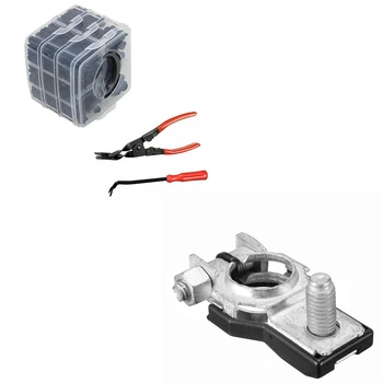 

1x Positive Battery Terminal Assembly Set for Toyota Lexus & 620Pcs Car Truck Bumper Door Panel Fastener Clips