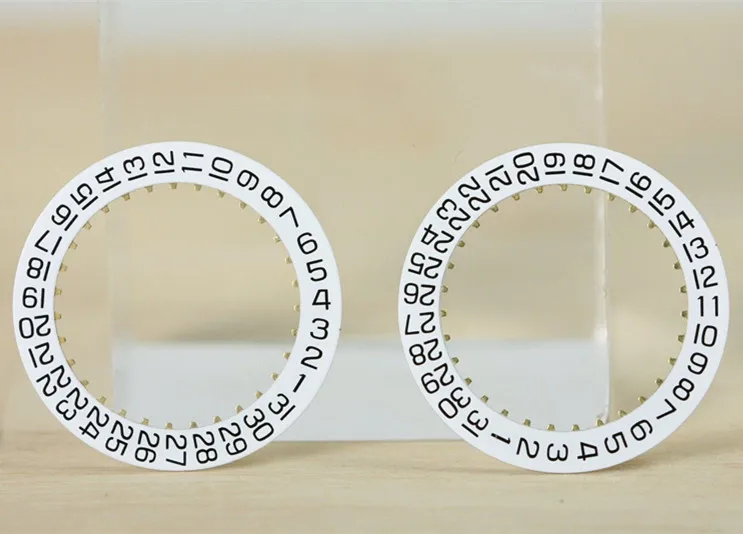 pezzi indicatore della data disco ruota data 2557 H3/H6 per ETA - Main Image