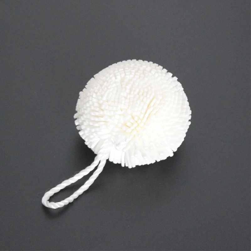 Description Picture 3 of item2Pcs/set 10*6cm White Color Natural Soft Comfortable Women Men Kid Bath Shower Sponge Kit Tool Product