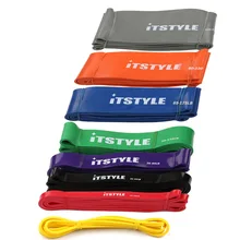 ITSTYLE Эспандеры 208 см 8 уровня блины для кроссфита из латекса с