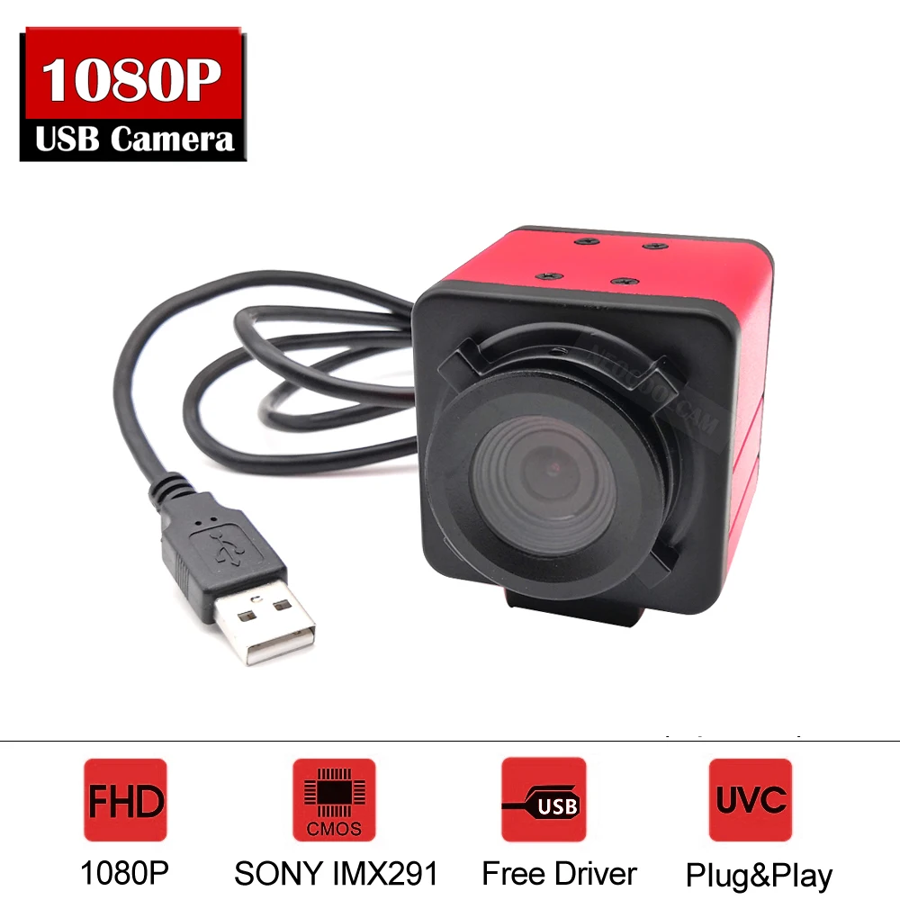Веб-камера Starlight 1080P люкс с низким освещением USB2.0 HD 2 МП SONY IMX291 промышленная