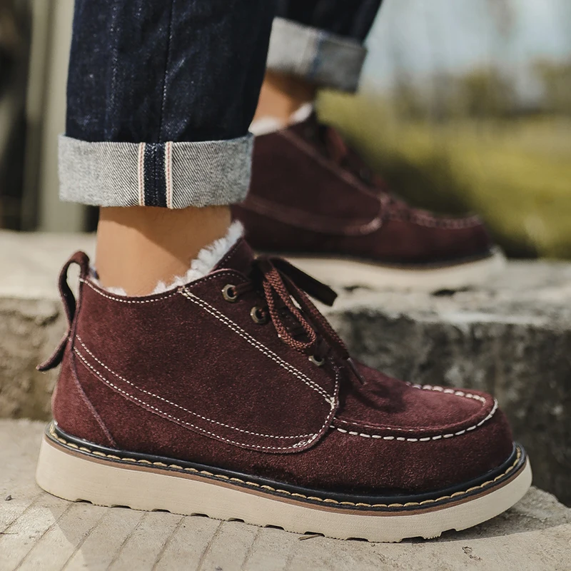 New Arrival high quality Winter Boots TBA3882 Coffee, Cuban brown Men's Causual Shoes