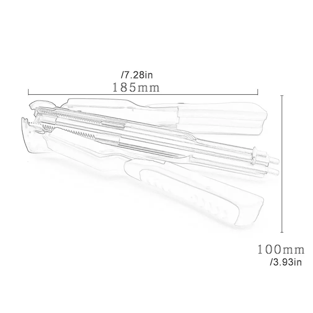C-Type Buckle Sealing Pliers Sr8 Tied Chicken Cage Gun Pet Cage Special Nail Gun Supermarket Sealing Machine Sealer Iron Cage