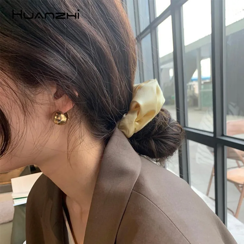HUANZHI 2019 новые минималистичные металлические шарики геометрические модные