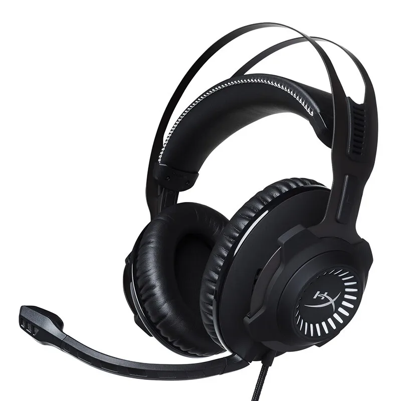 Игровая Проводная гарнитура kingston HyperX Cloud Revolver S со съемным микрофоном, игровая музыка, MP3 DJ PS4, наушники 3,5 мм для ПК