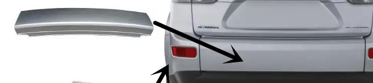 2007-2012 угол заднего бампера для outlander ex задняя дверь доска для airtrek задняя крышка заднего номерного знака 5817a022ha 5817a011 - Испускаемый цвет: Door board