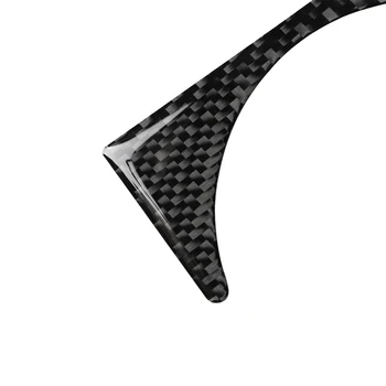 

3pcs Carbon Fiber Cup Holder Decor Sticker Trim For BMW 3 Series E46 1998-2005 Stylish Decoration Accessories