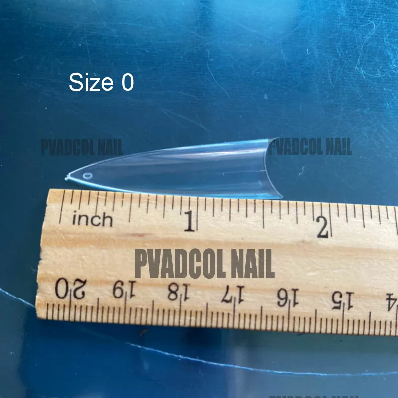 Экстра длинные точки шпильки накладные ногти акриловый гель Салон половина покрытия кончик ногти