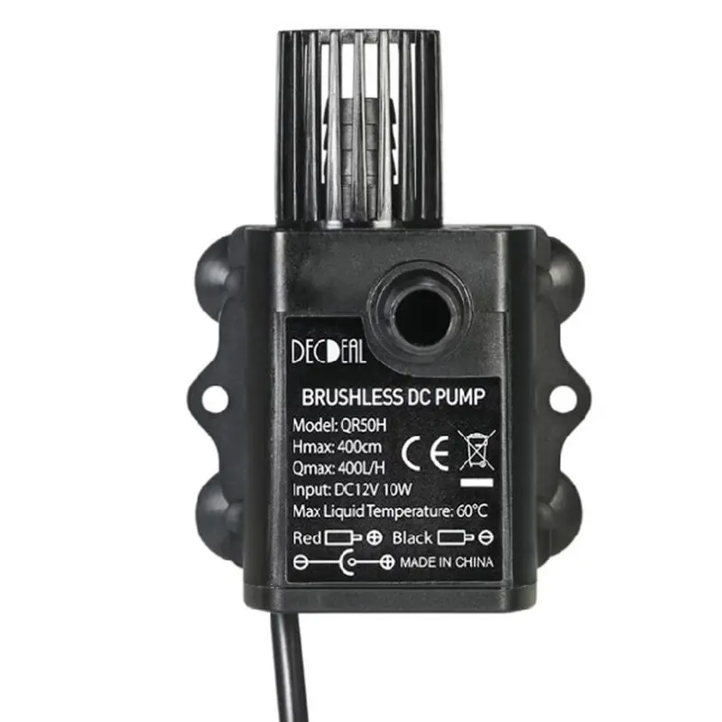 USB мини погружной насос DC12V 10 Вт функция регулировки потока 400л/ч Лифт 4,5 м G99A