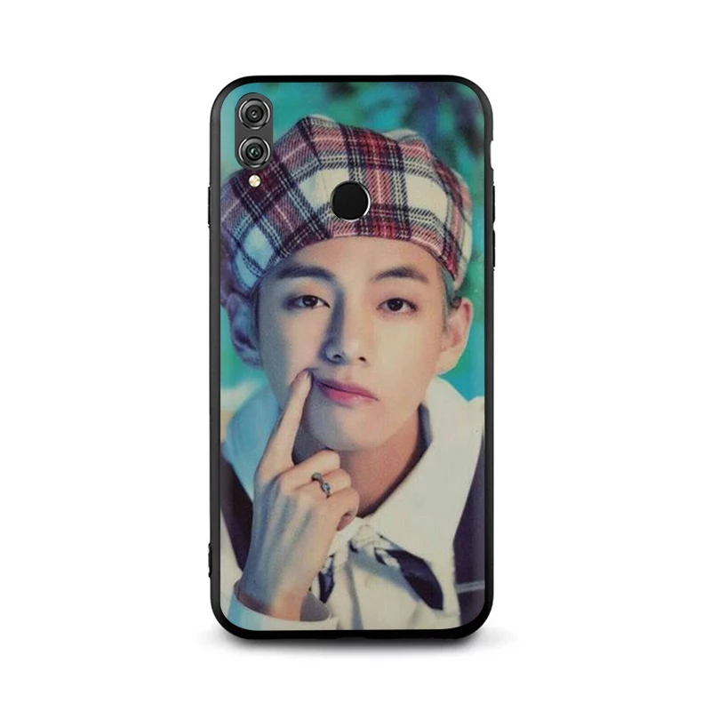 Корейский KPOP хип-хоп V Kim Tae-hyung TPU Мягкий силиконовый чехол для huawei Honor 8 9 10 Lite 6A 7A 7X 8X 8C 9X Pro view 20 Pro - Цвет: B9