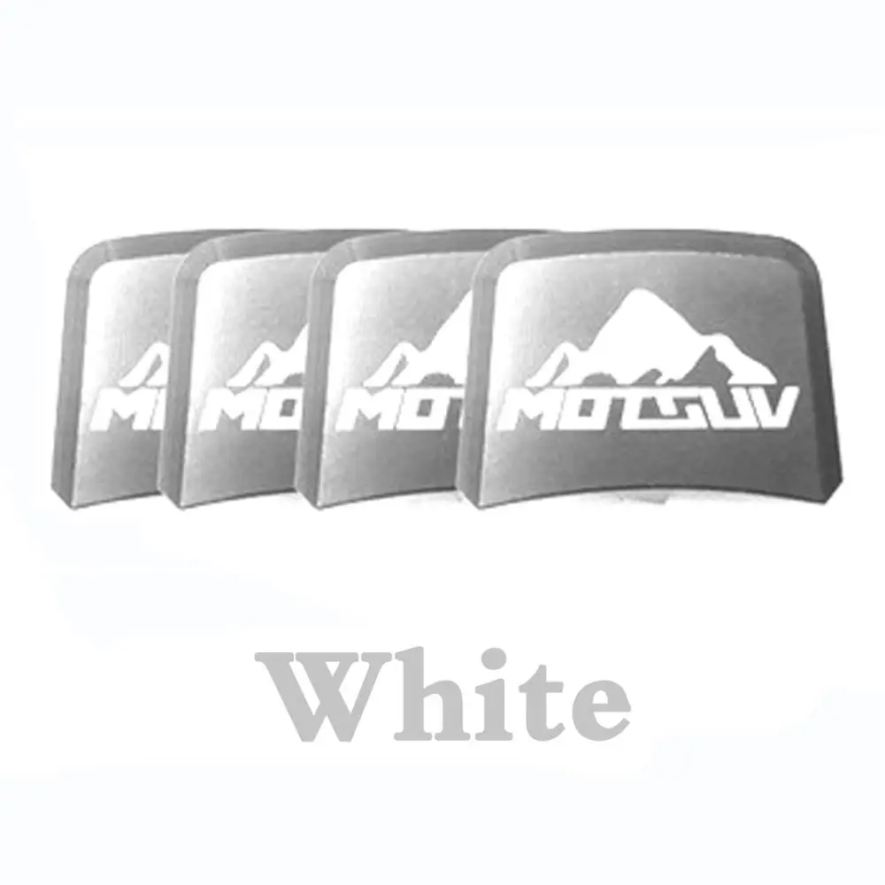 White 4pcs 4 шт. квадратная цепь колеса гвозди MTB велосипед Сверхлегкий BMX Кривошип 7075 алюминиевая велосипедная цепь болты дисковая пластина винты шатунная гайка - Цвет: White 4pcs
