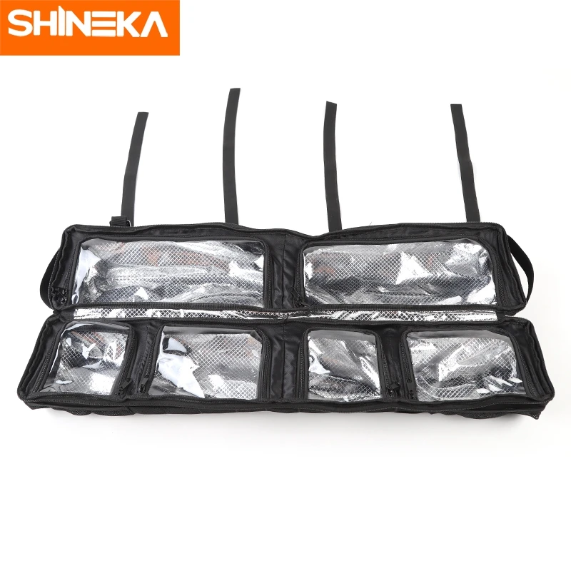 US $42.49 Stowing Tidying For Jeep Wrangler Tj Yj Cj Jk Jl Multifunction Roll Bar Storage Bag Pocket Tool Organizer Black For Jeep All Car