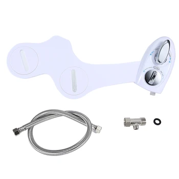 

Non-Electric Mechanical Bidet Toilet Seat Adjutable Fresh Water Spray Attachment Perfect For Rear Cleaning And Feminine Cleaning