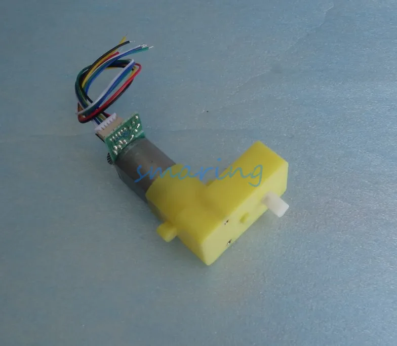 TT двигатель с AB фазный энкодер изгиб редуктор для Arduino программируемый пульт дистанционного управления шасси автомобильные аксессуары 1 шт