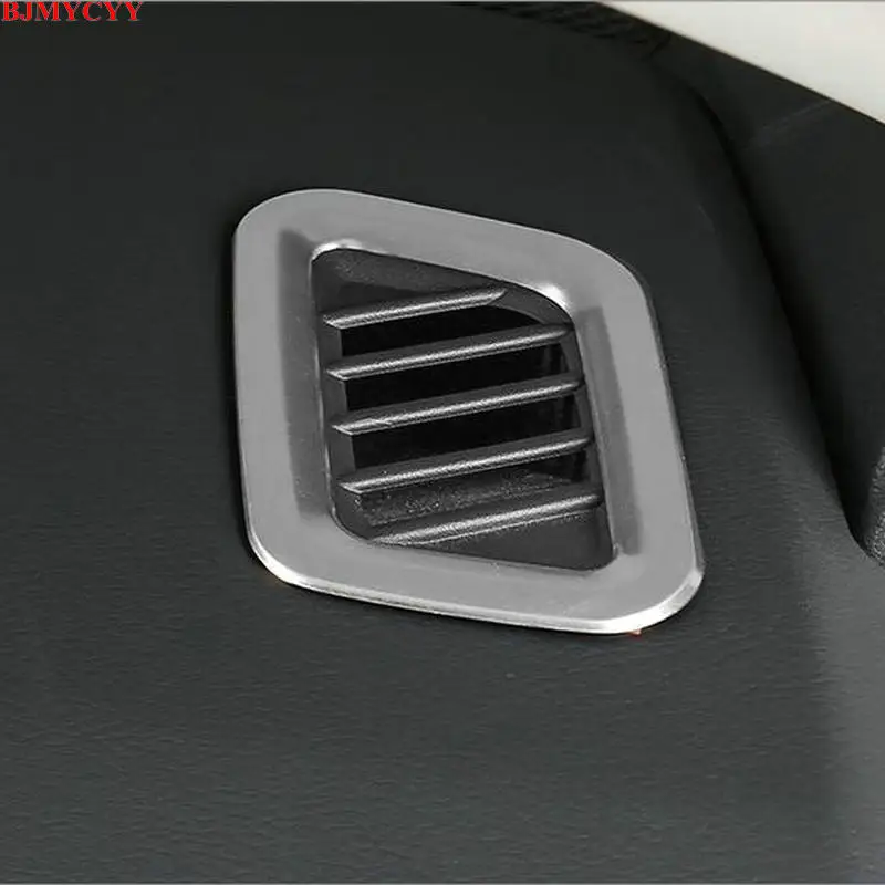 

BJMYCYY 2PCS/SET Stainless steel decorative frame air conditioner outlet automobile front panel For Nissan Teana Altima 2019-20