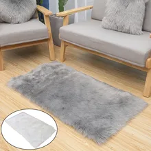 Акриловый ковер для гостиной/спальни 40x60 см, ультрамягкие современные прямоугольные коврики, мохнатый ковер для детской комнаты, домашний плюшевый ковер, Декор