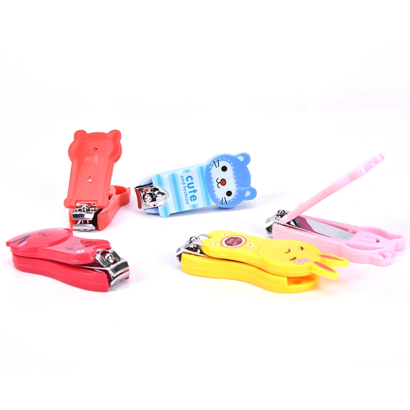 1Pcs Cute Nail Clipper Manicure Tool Toe Finger Cuticle Nipper Trimmer Plier Scissor Random Color