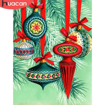 

HUACAN 5D Diamond Embroidery Christmas Tree Full Square Craft Kit Art Diamond Mosaic Landscape Rhinestone Kit Home Decoration