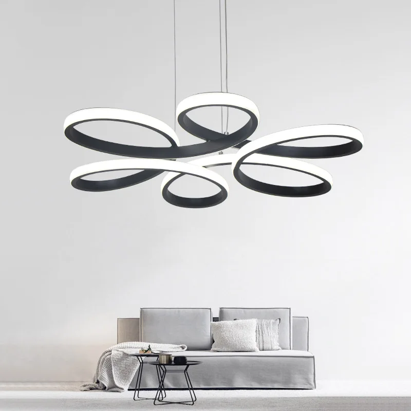 

Umeiluce Modern Creative Dimmable Led Pendant Lights Personality Flower Painted Dining Living Room Hanging Lamp AC85~260V
