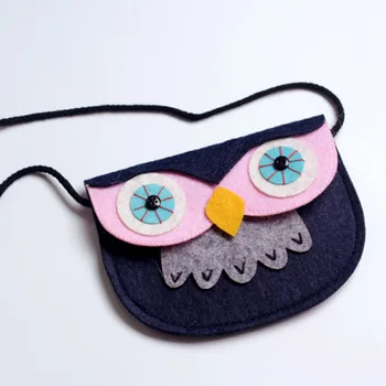 

2020 Best Sale Children's Coin Purses Unisex Coin Wallet Bag Creative Owl Pattern Women Bag Crossbody Bag Billetera Portemonnee