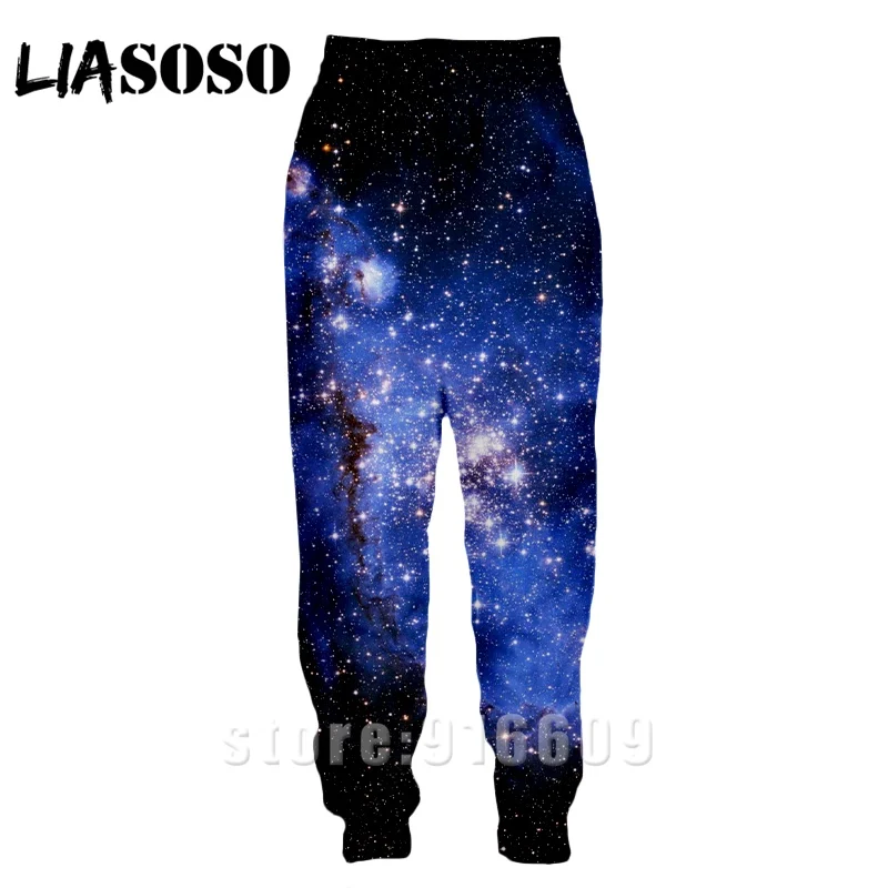 18 3d принт для мужчин и женщин Psychedelic rock полная длина jogger звездное небо Galaxy детские спортивные штаны Топ аниме повседневные спортивные брюки - Цвет: 18