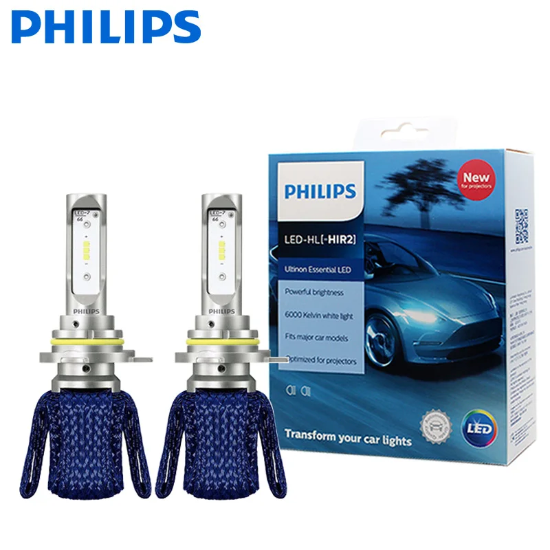 Philips Automotive Lighting H7 Ultinon Essential LED Fog Lights, 2 Pack